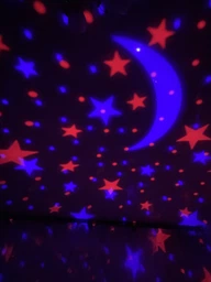 Нічник куля проектор зоряне небо Star Master Dream QDP01 Блакитний фото від покупців 1