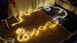 Світлодіодна Гірлянда дюралайт зовнішня вулична Springos Rope Lights 10 м 240 LED CL1201 новорічна холодний білий