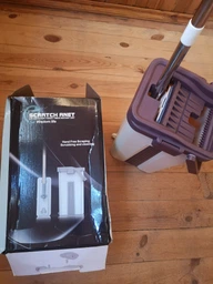 Швабра з відром комплект Scratch Cleaning Easy Mop з автоматичним віджиманням і складною ручкою фото від покупців 14