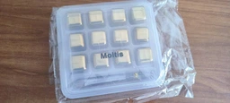 Камені для віскі та інших напоїв Moltis металеві Золото + щипці Whiskey Stones Gold 12 шт