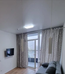 Комплект коротких штор VR-Textil жаккард Вензель № 091ш 130х170 см 2 шт Золотистый (35-0050) фото от покупателей 4
