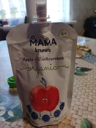 10шт, Дитяче пюре Mama knows Органічне Яблуко та Чорна смородина 90 г (4820016254572) фото від покупців 7