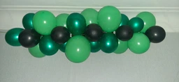 Воздушные шарики "Metallic green" (10 шт.), Италия, Ø 28 см, натуральный латекс, цвет - зеленый (металлик) фото от покупателей 2