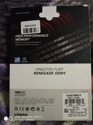 Оперативная память Kingston Fury DDR4-3600 16384MB PC4-28800 (Kit of 2x8192) Renegade Black (KF436C16RBK2/16) фото от покупателей 6