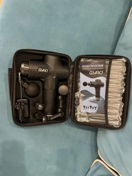 Перкусійний масажер для тіла та м'язів, ручний пістолет GYRO Muscle Gun Massager Black (GYRO-gunbk) фото від покупців 9
