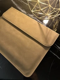 Чехол конверт на магните для ноутбука или планшета из эко-кожи для Macbook Air Pro 13 Серый фото от покупателей 8