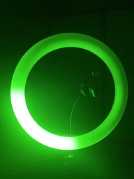 Кольцевая лампа LED RGB MJ33 33 см, держатель для телефона, штатив 2.1 м, пульт дистанционного управления + пульт Bluetooth для селфи фото от покупателей 1