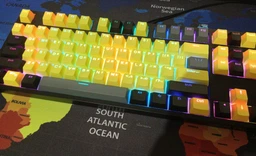 Набор кейкапов Hator First Ukrainian PBT keycaps UKR/ENG/rU White (HTS-136) фото от покупателей 3