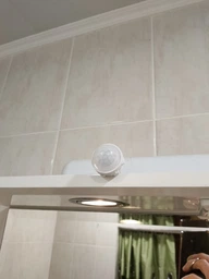 Датчик движения 220В, 4м, 20с, LED - 40ВТ, лампа накаливания - 200Вт, 120° ИК PIR фото от покупателей 1