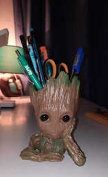 Подставка для канцелярии Грут Groot ручка под голову цветочный горшок фото от покупателей 2