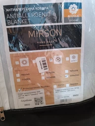 Ковдра антиалергенна MirSon EcoSilk Premium Valentino 013 зима 140х205 см (2200006476849) фото від покупців 3
