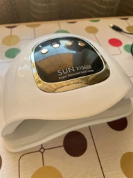 Профессиональная лампа для маникюра Nail Lamp SUN X 15 MAX 280W UV/LED для покрытия ногтей гель лаком, гелем розовая фото от покупателей 12