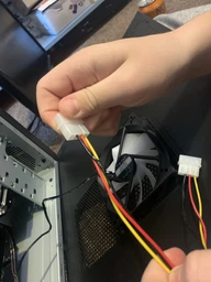 Кабель-перехідник 6 pin - 2*Molex 4 pin 15см ATCOM для відеокарт (16185)