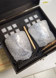 Подарункові набори Whisky Stones Original для чоловіків, Quadro 12 шт. фото від покупців 3