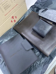 Кожаная папка для документов Anchor Stuff А4 Compass - Коричневая (nas150103-2) фото от покупателей 2