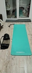 Килимок спортивний Cornix NBR 183 x 61 x 1 см для йоги та фітнесу XR-0013 Black