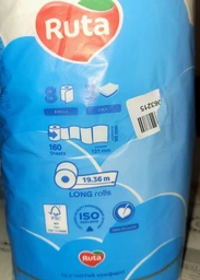 Туалетная бумага Ruta Pure White Deluxe Ароматизированная 3 слоя 8 рулонов (4820202896098) фото от покупателей 9