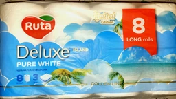 Туалетная бумага Ruta Pure White Deluxe Ароматизированная 3 слоя 8 рулонов (4820202896098) фото от покупателей 8