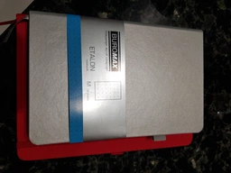 Книга записна Buromax Etalon 125х195мм 96 аркушів у крапку обкладинка зі штучної шкіри рожевий (BM.291360-15) фото від покупців 18