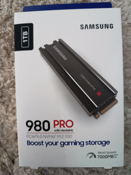SSD SAMSUNG 980 Pro 1TB M.2 NVMe (MZ-V8P1T0CW) фото от покупателей 8