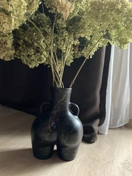 Ваза Сідниця 28см чорна