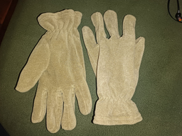 Теплі зимові флісові військові рукавички для армії та військових зсу Бежеві фото від покупців 2