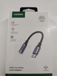 Переходник Ugreen кабель Type-C 3.5 mm для наушников 11 см (AV142) фото от покупателей 3