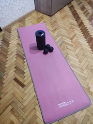 Килимок спортивний Cornix NBR 183 x 61 x 1 cм для йоги та фітнесу XR-0093 Purple/Purple фото від покупців 12