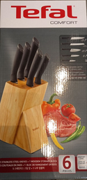 Набор ножей Tefal Comfort с подставкой 6 предметов (K221SA04) фото от покупателей 13
