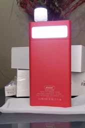 УМБ Andowl Q-CD555Х1 Power Bank 15000 mAh Зовнішній акумулятор (повер банк, портативна батарея) + Подарок USB-лампочка Чорний фото від покупців 7