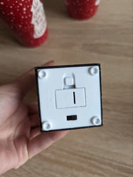 LED новорічний декоративний світильник з водою сніговик 14 см Коричневий (338452) фото від покупців 2
