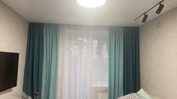 Комплект штор Два кольори Lux Portiery Мікровелюр Сірий зі Світло-сірим 150х265 - 2 шт (TDC 23142) фото від покупців 2