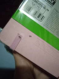 Книга записна Buromax Etalon 125x195 мм 96 аркушів без лінівки обкладинка зі штучної шкіри Салатова (BM.291060-15) фото від покупців 4
