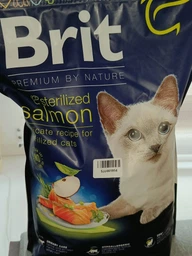 Корм Brit Premium by Nature Cat Sterilized Salmon сухой с лососем для стерилизованных котов 1.5 кг фото от покупателей 10