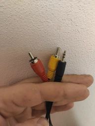 Аудіо-кабель Atcom (10708) mini-jack 3.5мм(M)-2xRCA-тюльпан(M) 3м пакет