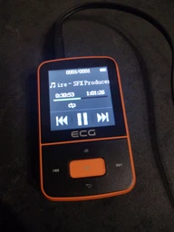 MP4-Плеєр ECG PMP 30 8 Гб Чорний/ Помаранчевий