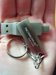 Флешка металлическая 2в1 256 ГБ USB-Lightning для Apple iPhone, iPad, iPod, компьютера Microdrive 256GB OTG