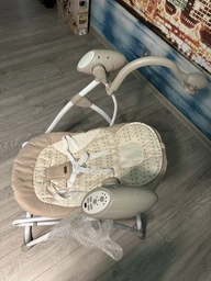 Колиска гойдалка CARRELLO Nanny 3в1 CRL-0005 Beige Dot Закачуючий центр Карелло Нанні фото від покупців 6