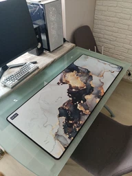 Игровая поверхность WorkPlaceShop TR МРАМОР И ЗОЛОТО 500х1000 мм фото от покупателей 10