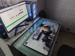 Игровая поверхность WorkPlaceShop TR МРАМОР И ЗОЛОТО 500х1000 мм фото от покупателей 9