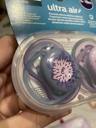 Пустышка Philips AVENT Ultra Air, 6-18 міс. 2 шт (SCF085/61) фото от покупателей 2