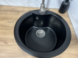 Гранітна мийка для кухні PLATINUM 480 TURAS матова Сафарі фото від покупців 1