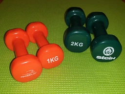 Гантель PowerPlay 4125 виниловая 1 кг Оранжевая (PP_4125_1kg)
