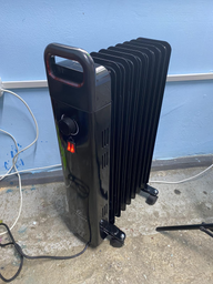Масляный радиатор LORDHOUSE OLR-920 2000Вт 9 секций Черный (800/1200/2000 W) фото от покупателей 7