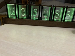 Ретро настольные электронные часы с подсветкой Nixie RGB Glow Tube Clock (338294) фото от покупателей 6