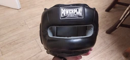 Боксерський XL шолом тренувальний PowerPlay 3067 Challanger з бампером PU + Amara Червоний XL фото від покупців 6