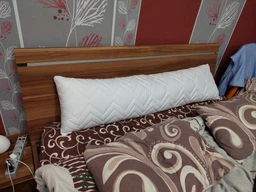 Подушка для сна 70х70 см NORDIC COMFORT+ IDEIA антиаллергенная холлофайбер чехол с молнией белая фото от покупателей 5