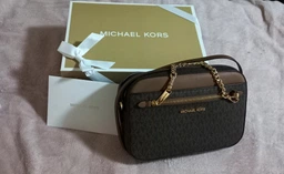 Женская сумка кросс-боди Michael Kors Jet Set Large Logo Crossbody Bag 24*5*16,5 см черная фото от покупателей 2