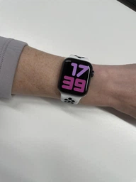 Силіконовий ремінець Fruct Nike Sport Band for Apple Watch 38/40/41/42 mm Olive Black фото від покупців 2