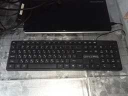 Клавіатура дротова OfficePro SK166 USB Black